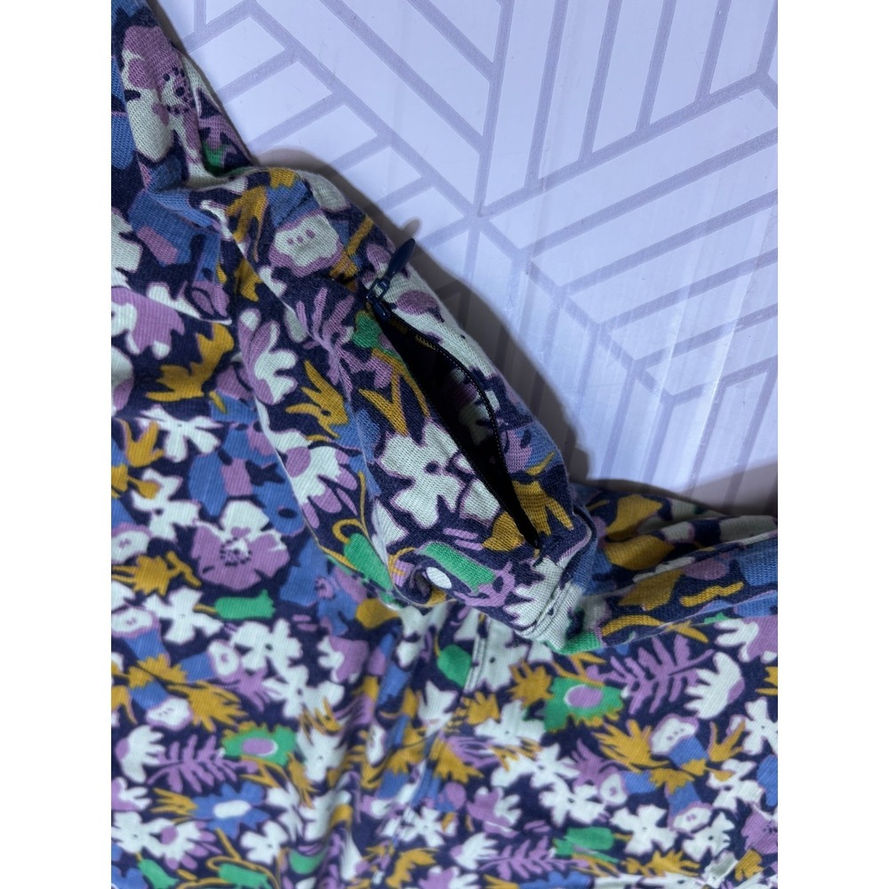 Toad&Co Rosemarie Dress Size M Floral Cap Sleeve Tencel Organic Cotton a1 - Picture 6 of 11